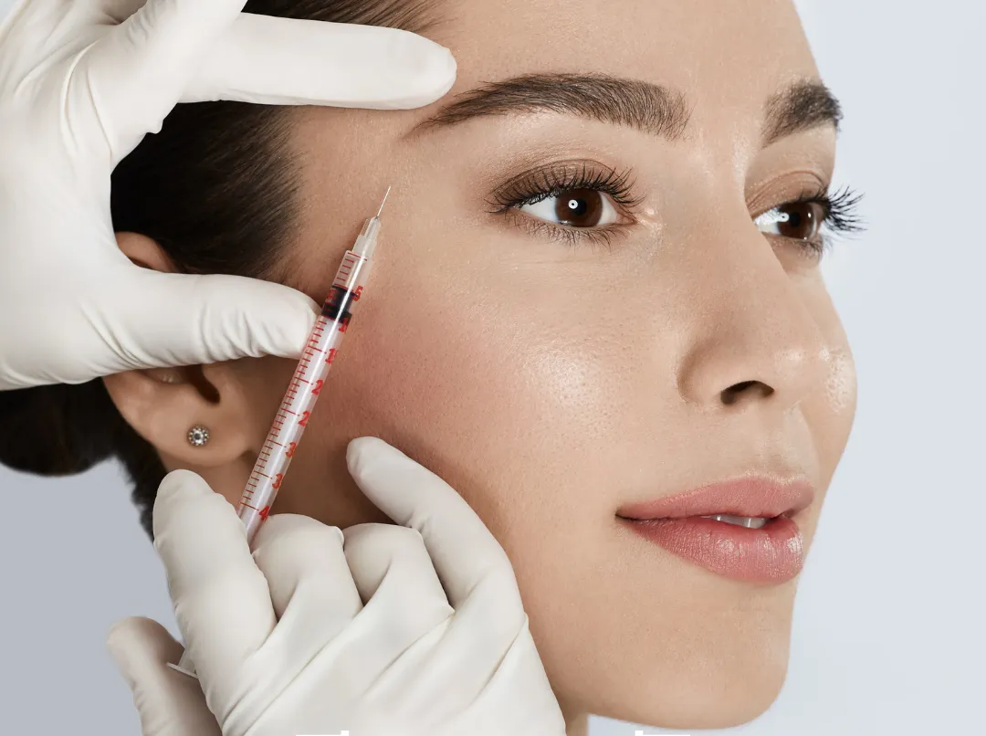 Before image showing skin aging and texture concerns